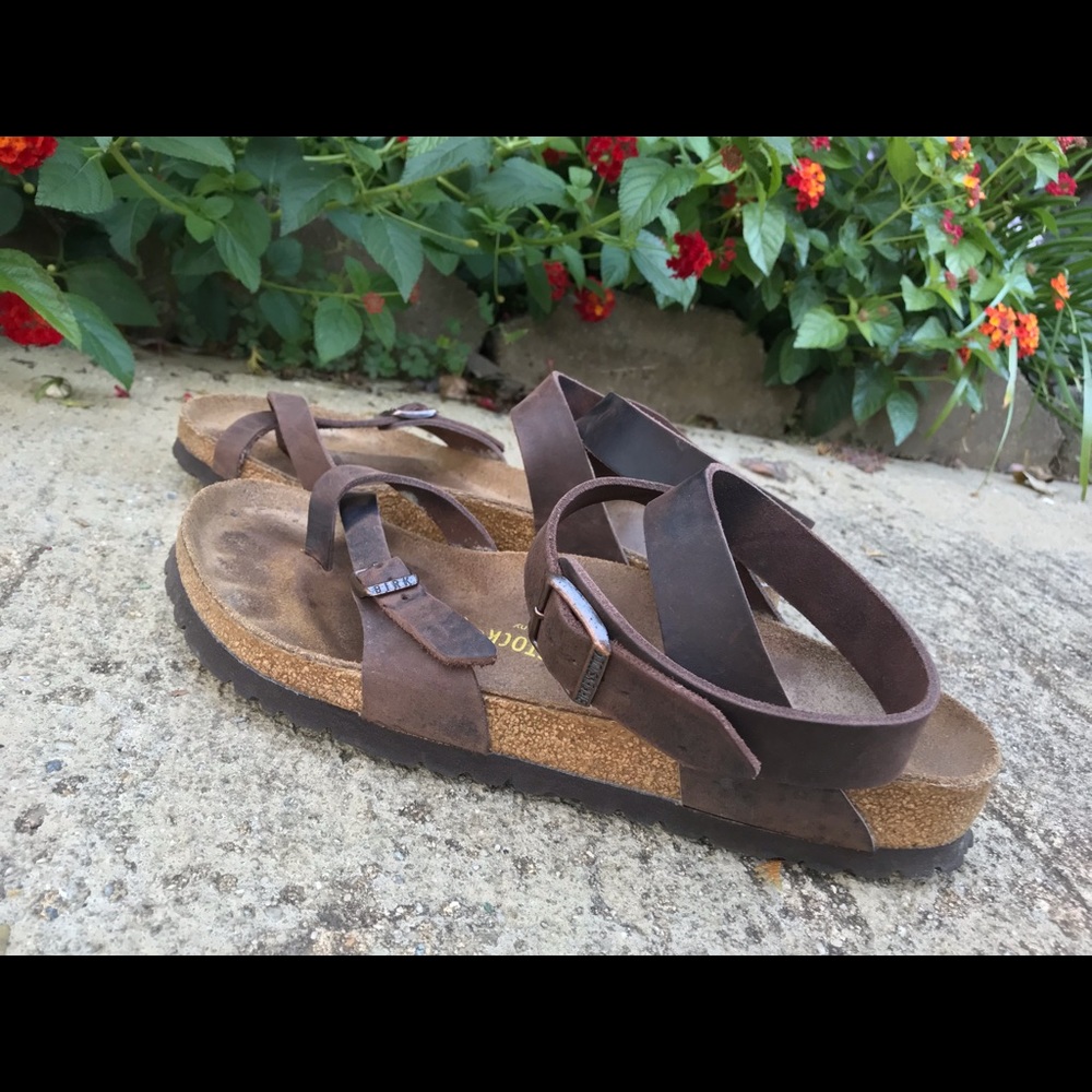 Birkenstock Yara Oiled Leather Sandals